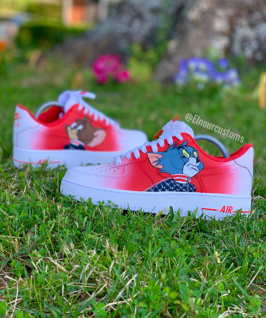 Tom and Jerry Custom Air Force 1 – Elnour Customs